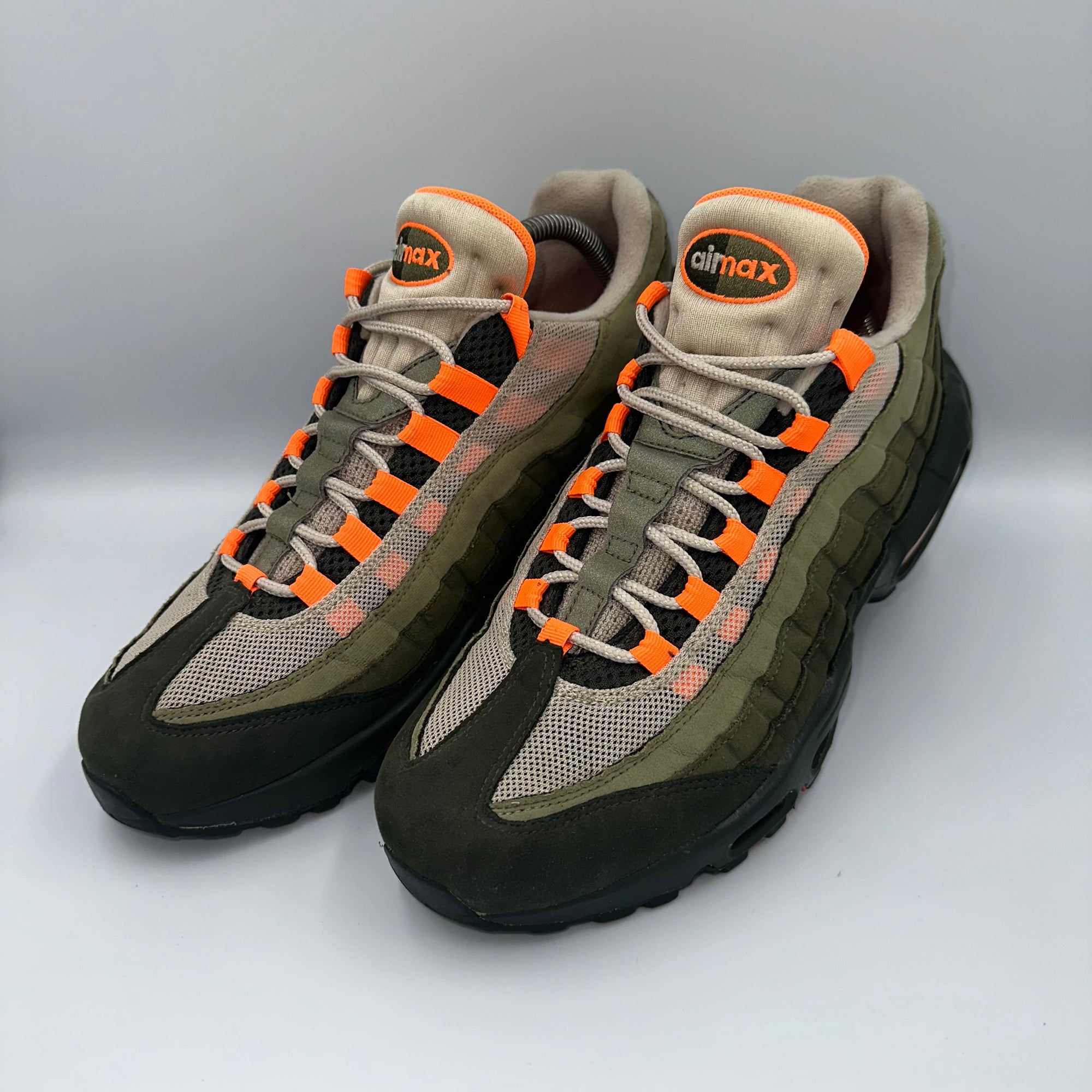 Nike Air Max 95 Neutral Olive / Total Orange UK 9.5