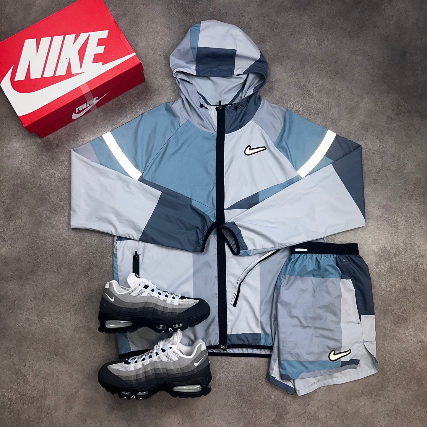 Nike Patchworks Jacket Blue