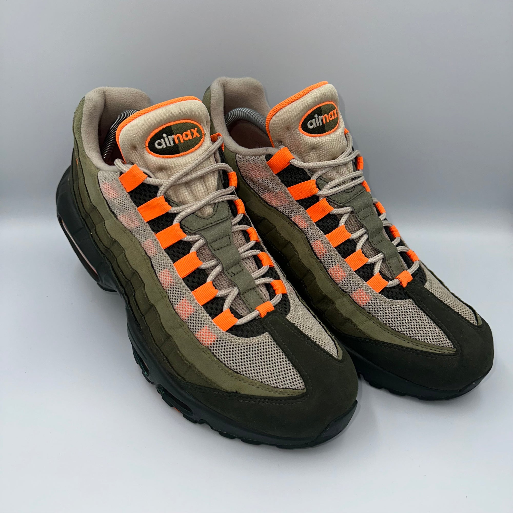 Nike Air Max 95 Neutral Olive / Total Orange UK 9.5