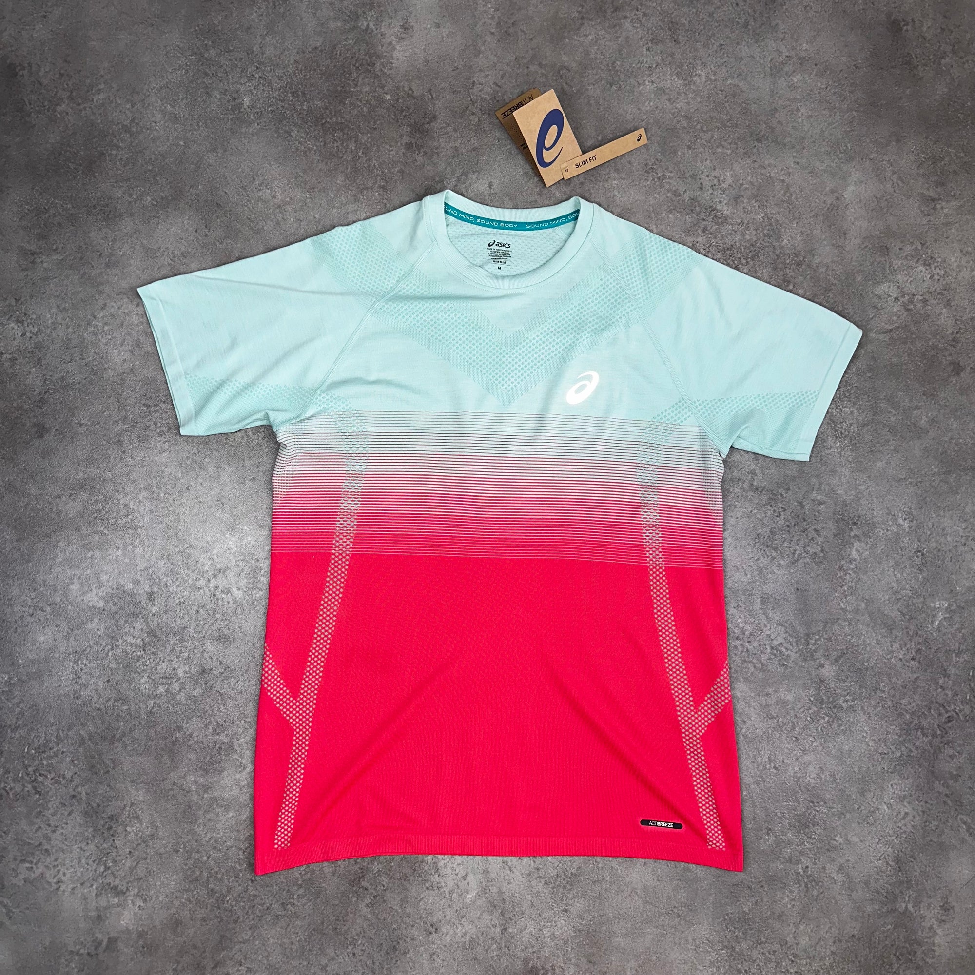 ASICS Seamless SS Coral Reef / Oasis Green