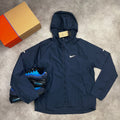 Nike Miler Repel Navy Running Jacket front view