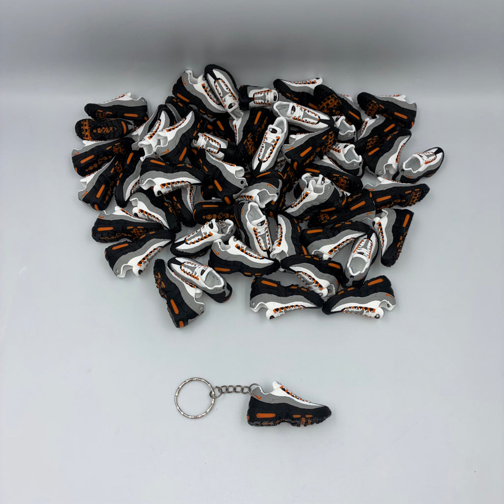 Air Max 95 Inspired Trainer Keyring - Mandarin
