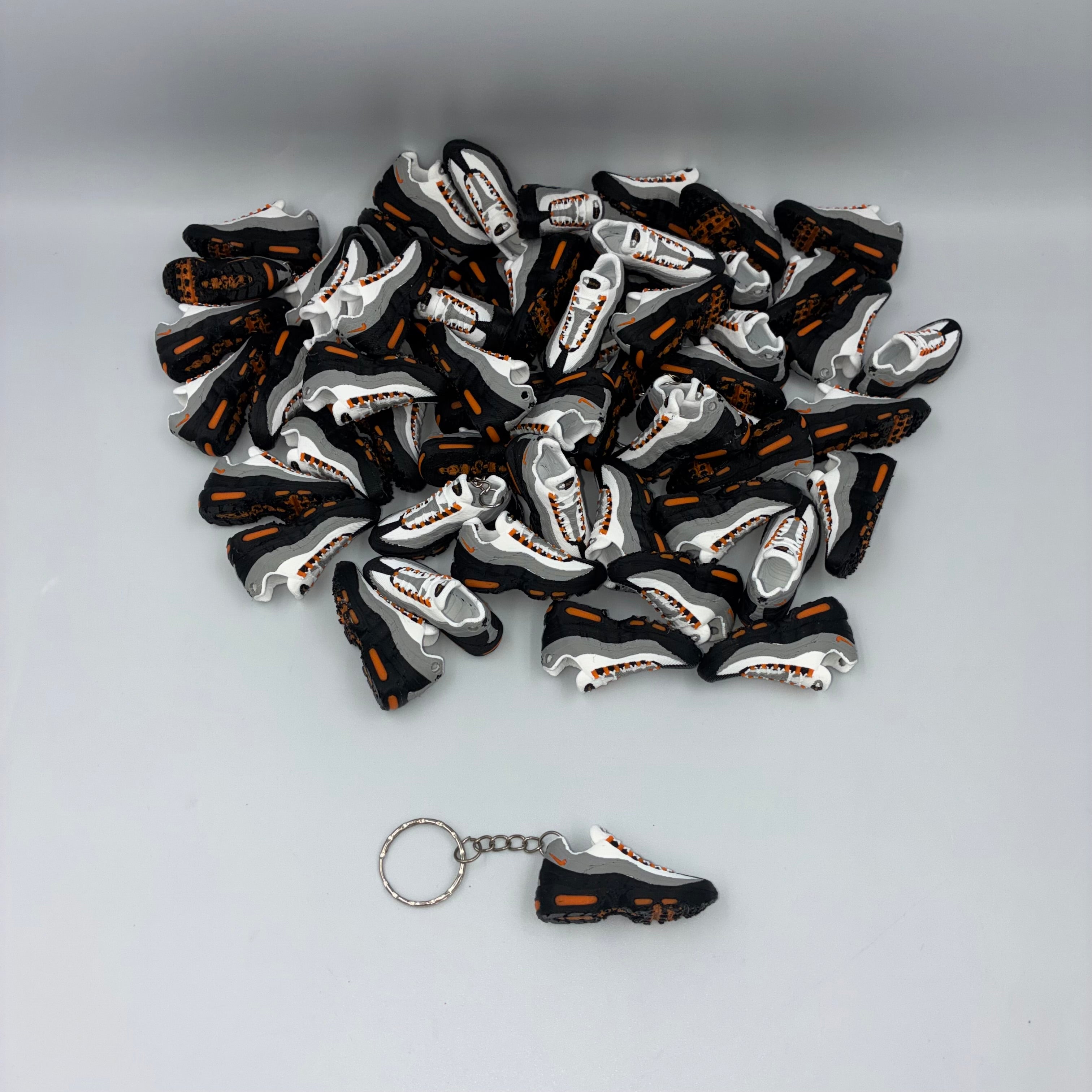 Air Max 95 Inspired Trainer Keyring - Mandarin