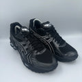 ASICS Gel-Kayano 14 Black / Pure Silver UK 8.5 1201A019-006 lateral side profile