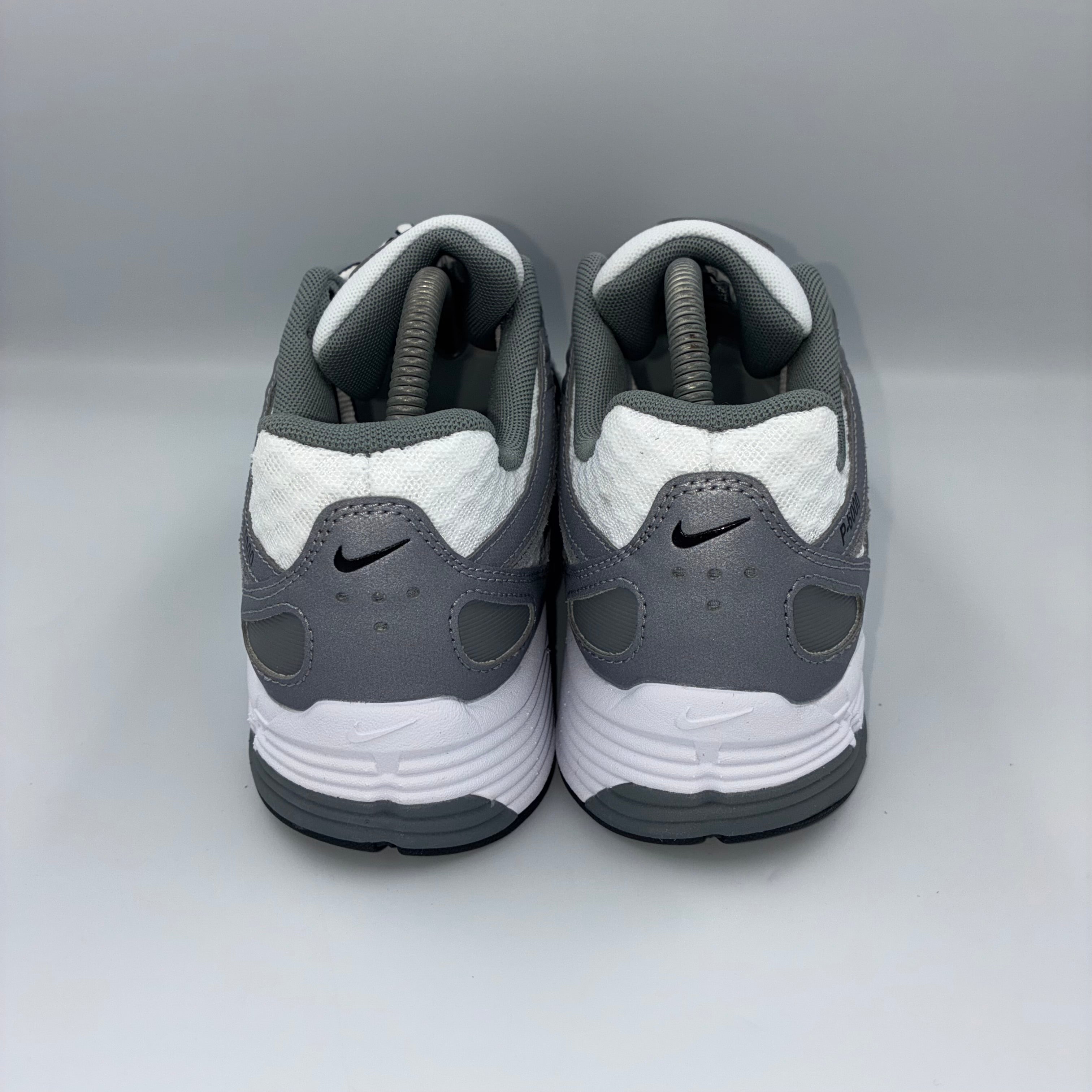 Nike P-6000 White / Black-Mtlc Cool Grey