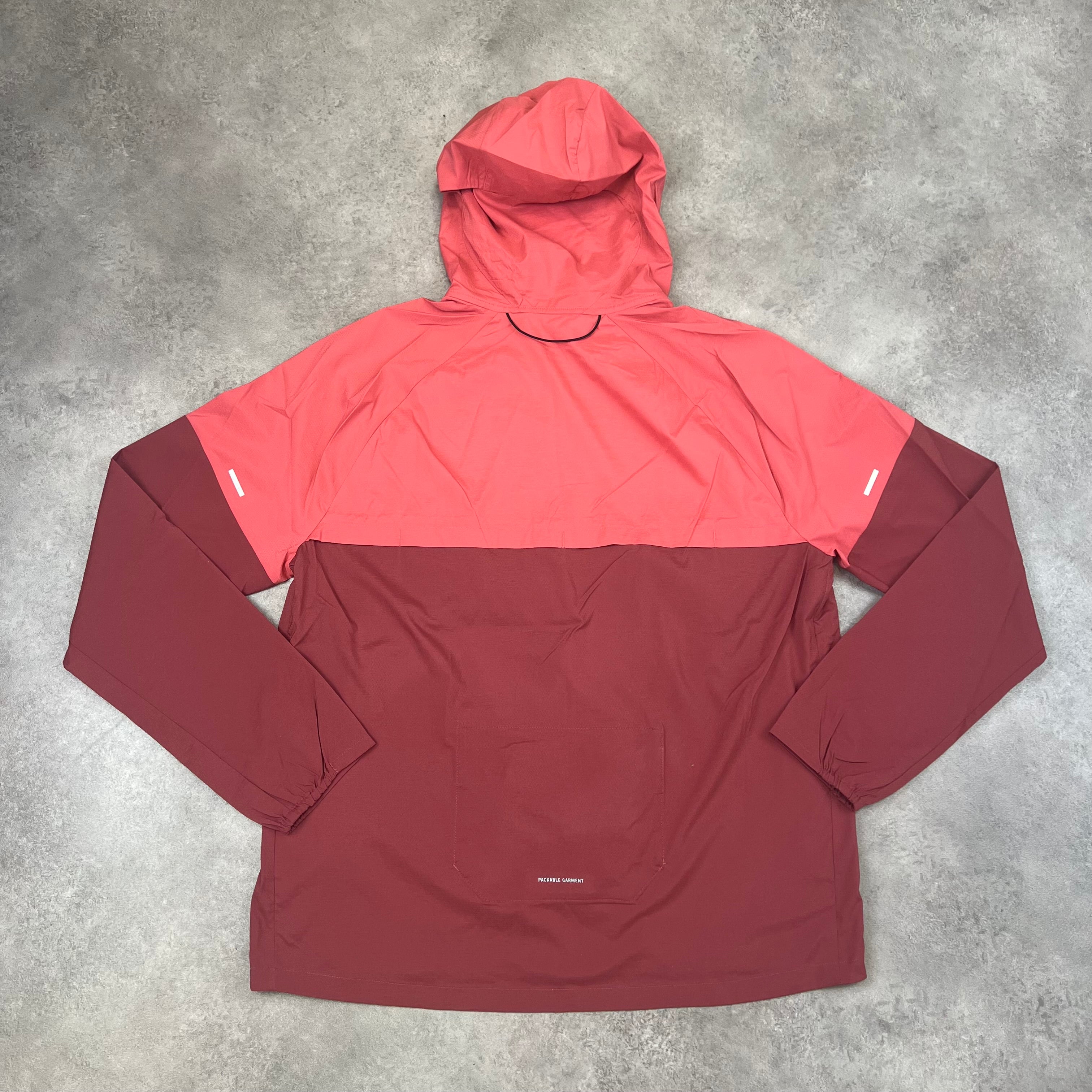Nike Windbreaker Jacket Abode Red back view