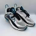 Nike Air Max 2090 White / Green Abyss-Black UK 8 lateral side profile