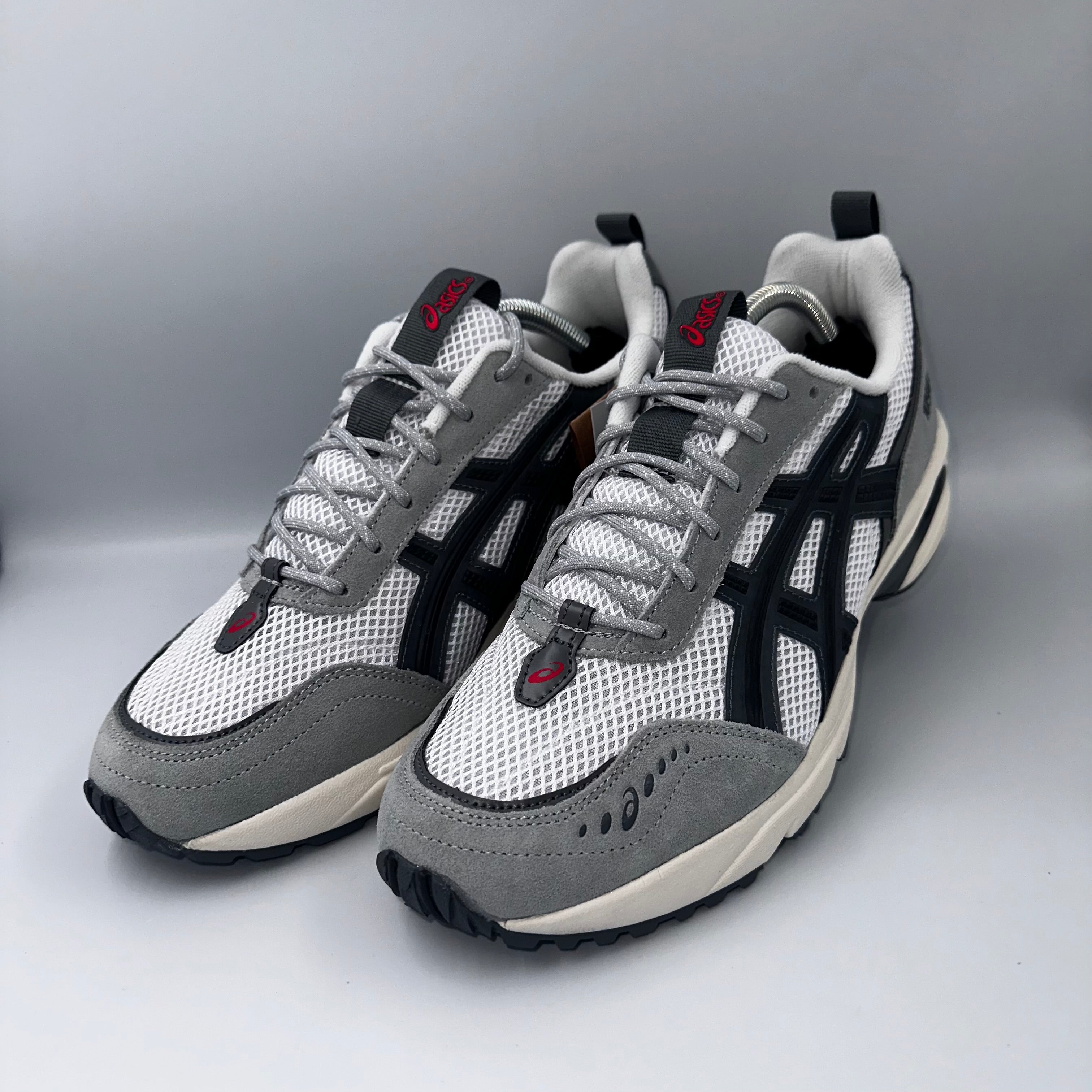 ASICS Gel-1090v2 White / Steel Grey UK 9.5 medial side view