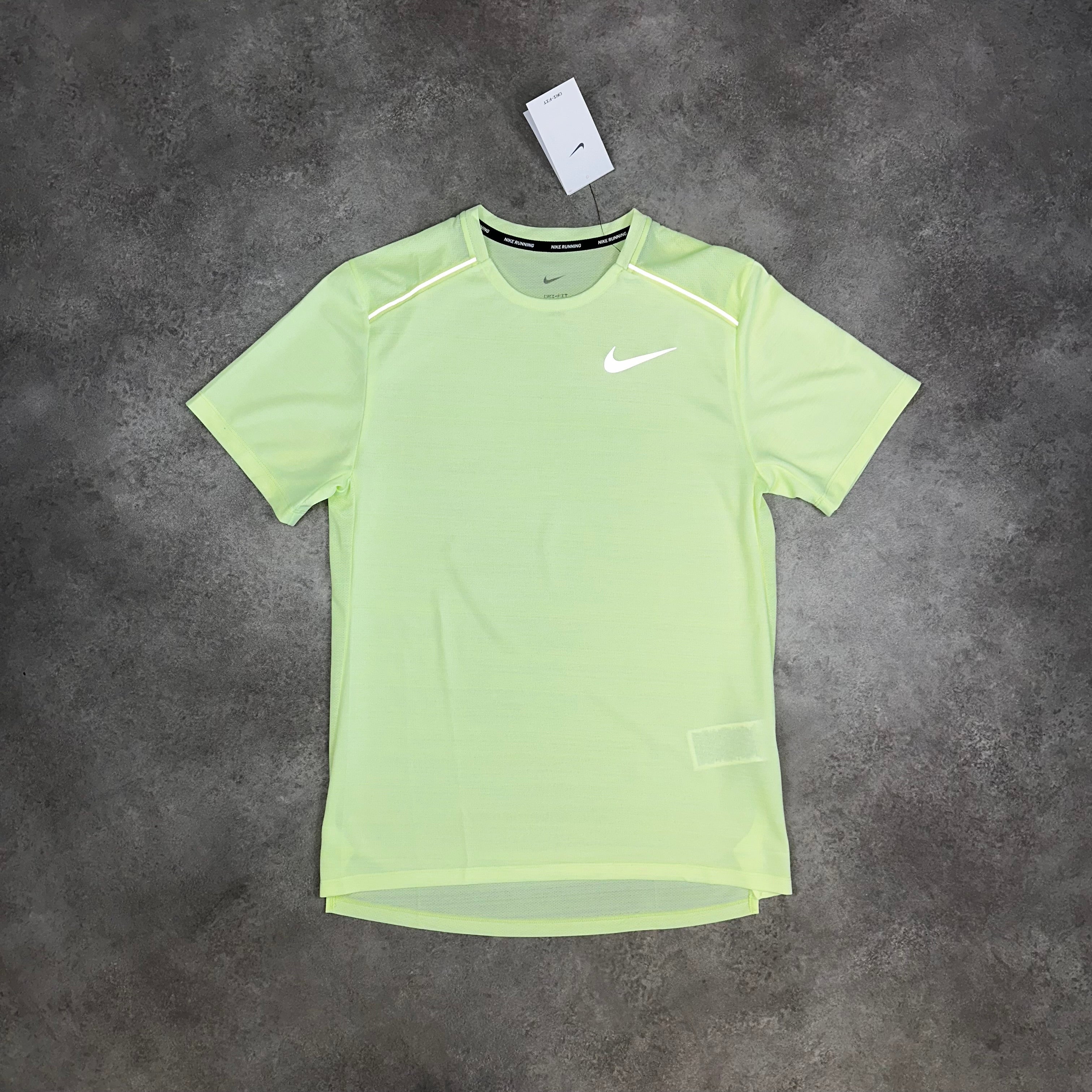 Nike Miler Barely Volt front view