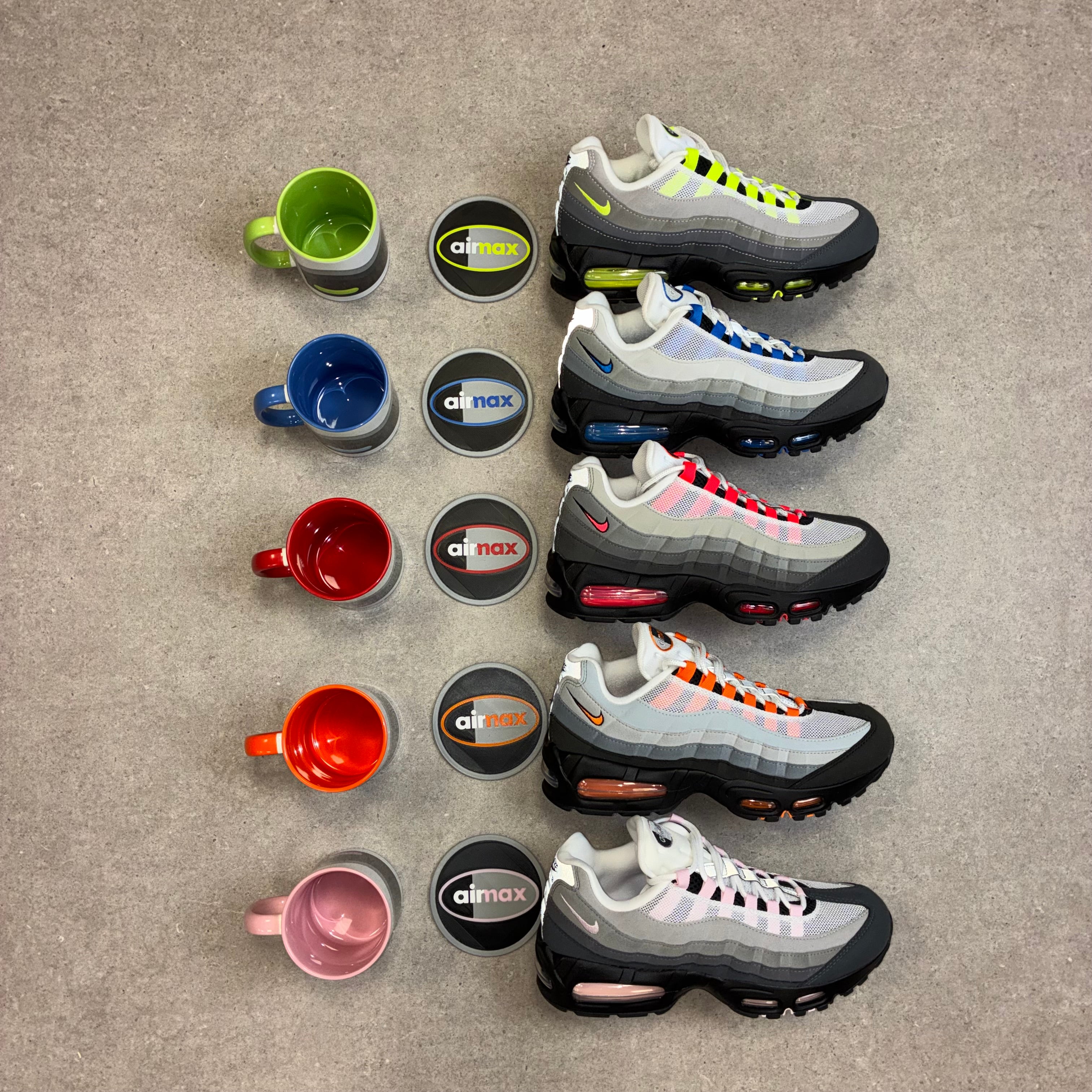 AIRMAX 95 INSPIRED MUG & COASTER - SPARK BLUE