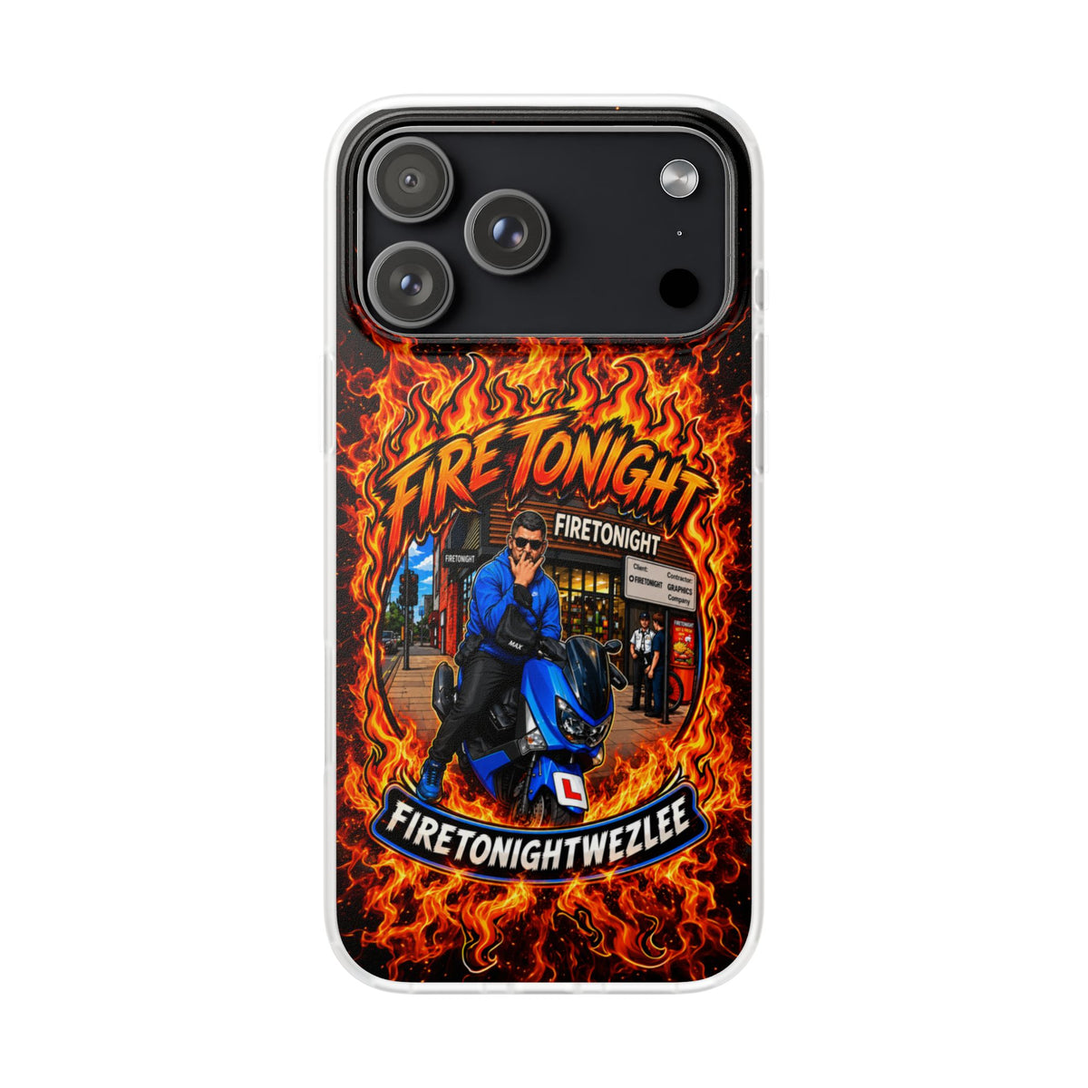 Wezlee - Fire Tonight Phone Case