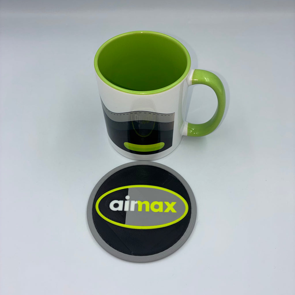 AIRMAX 95 INSPIRED MUG & COASTER - NEON