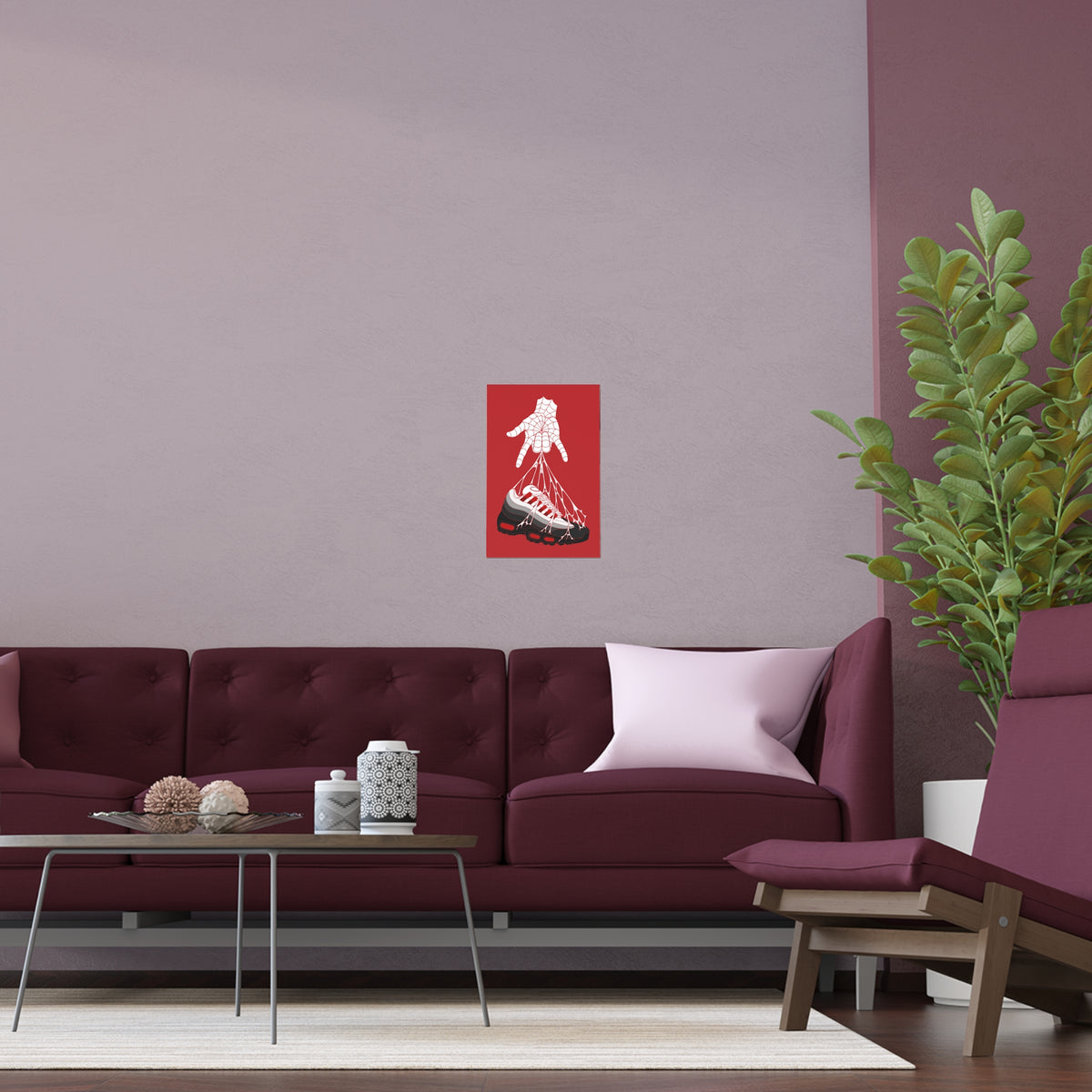 Air Max 95 Spiderweb A3 Poster - Vertical Wall Art Print