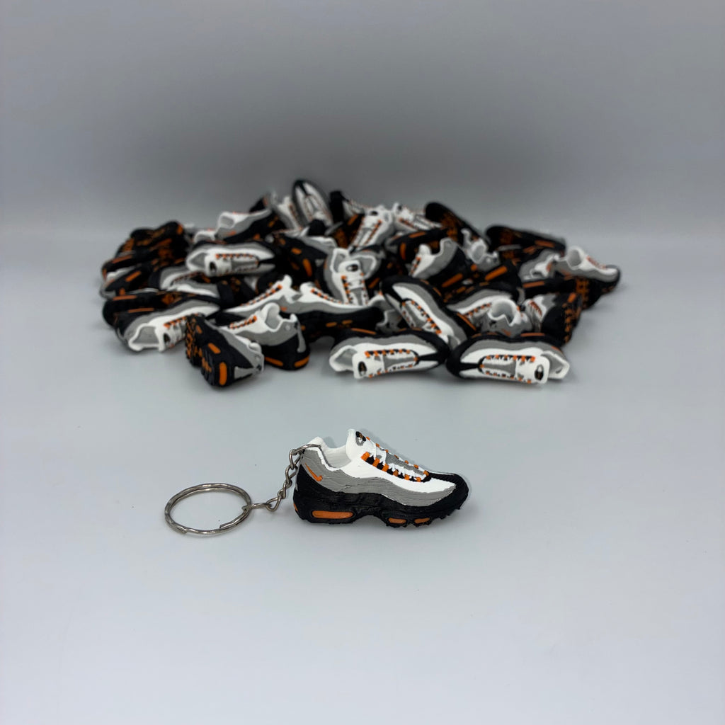 Air Max 95 Inspired Trainer Keyring - Mandarin