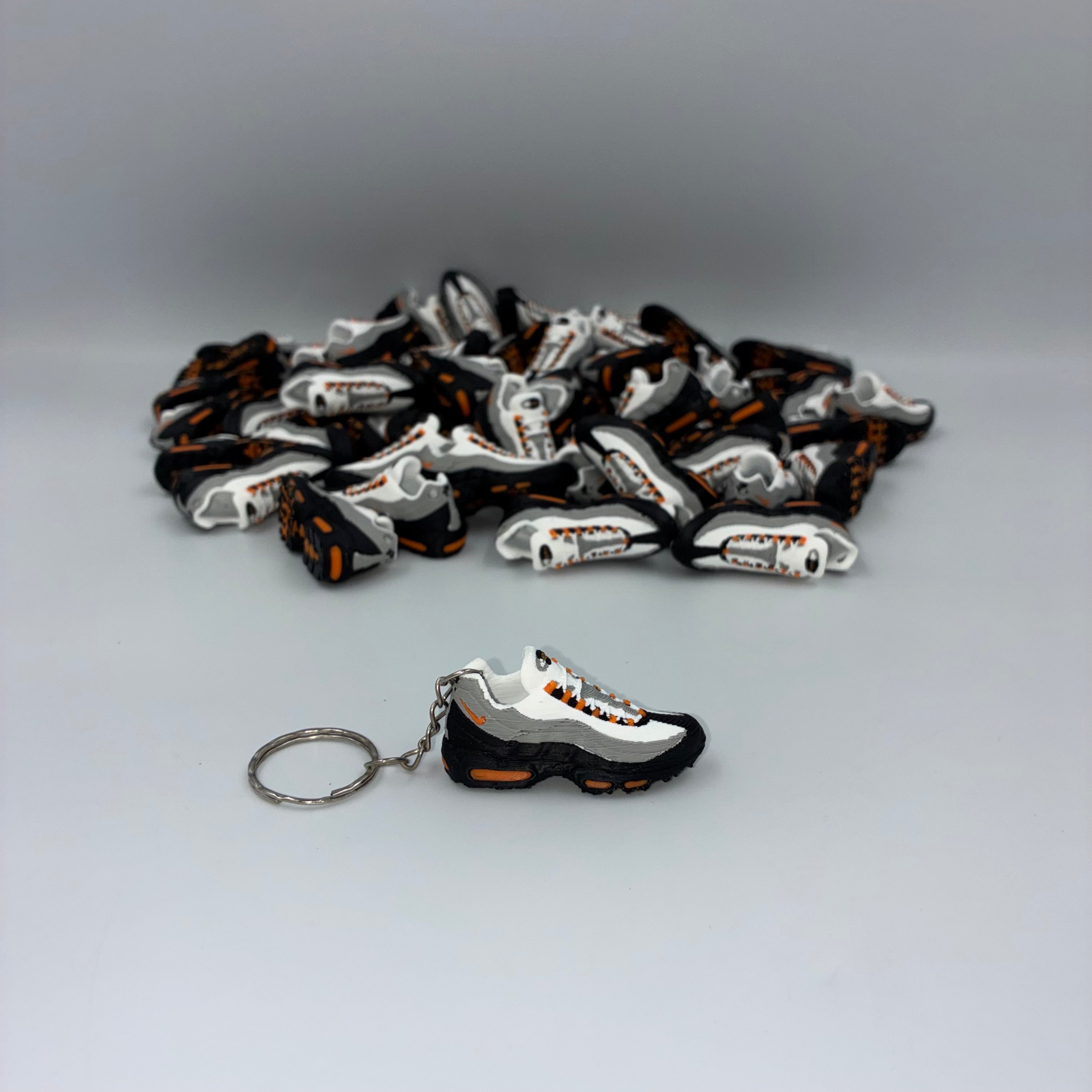 Air Max 95 Inspired Trainer Keyring - Mandarin