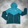 Nike Windbreaker Jacket Teal front view