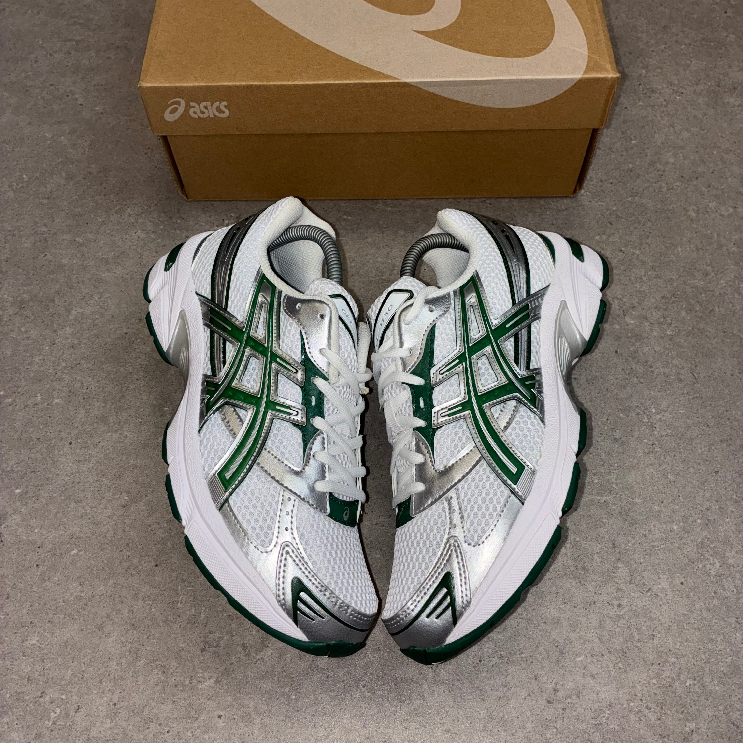 ASICS Gel-1130 White / Hunter Green UK 7.5