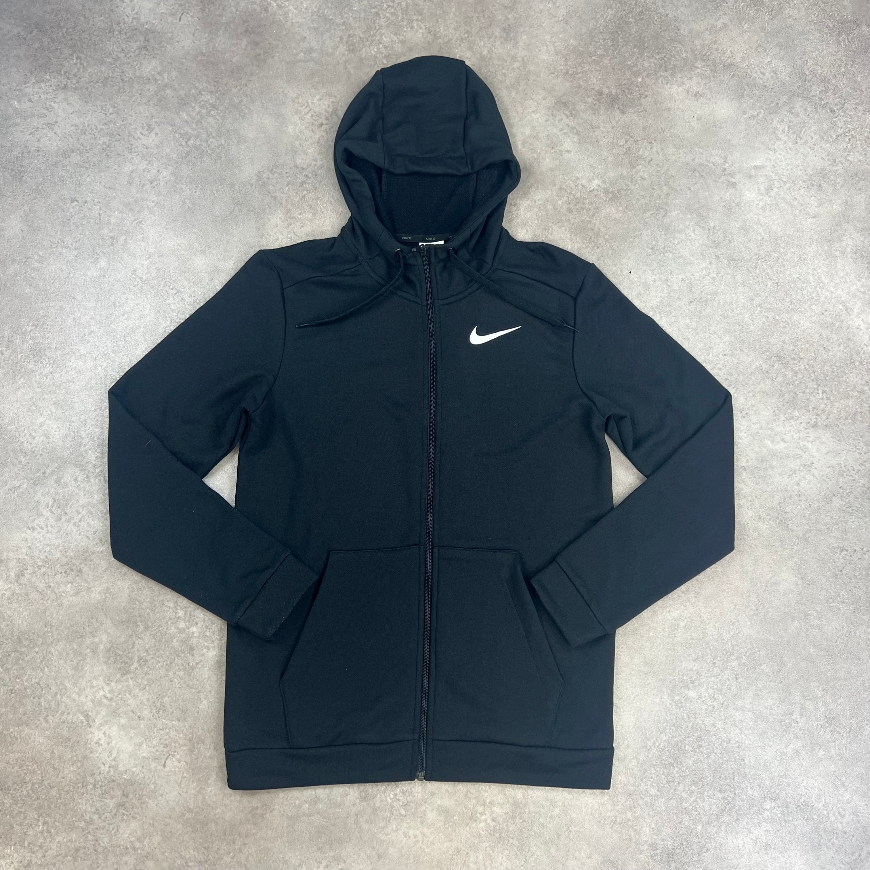 Nike Fleece Tracksuit Black back view