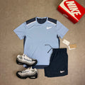 Nike Miler Set Cobalt Bliss / Diffused Blue & Challenger Shorts Black