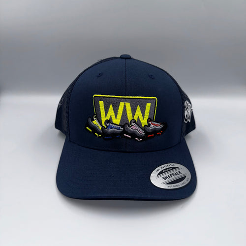 CC x Wirral Webs Cap - Navy front view