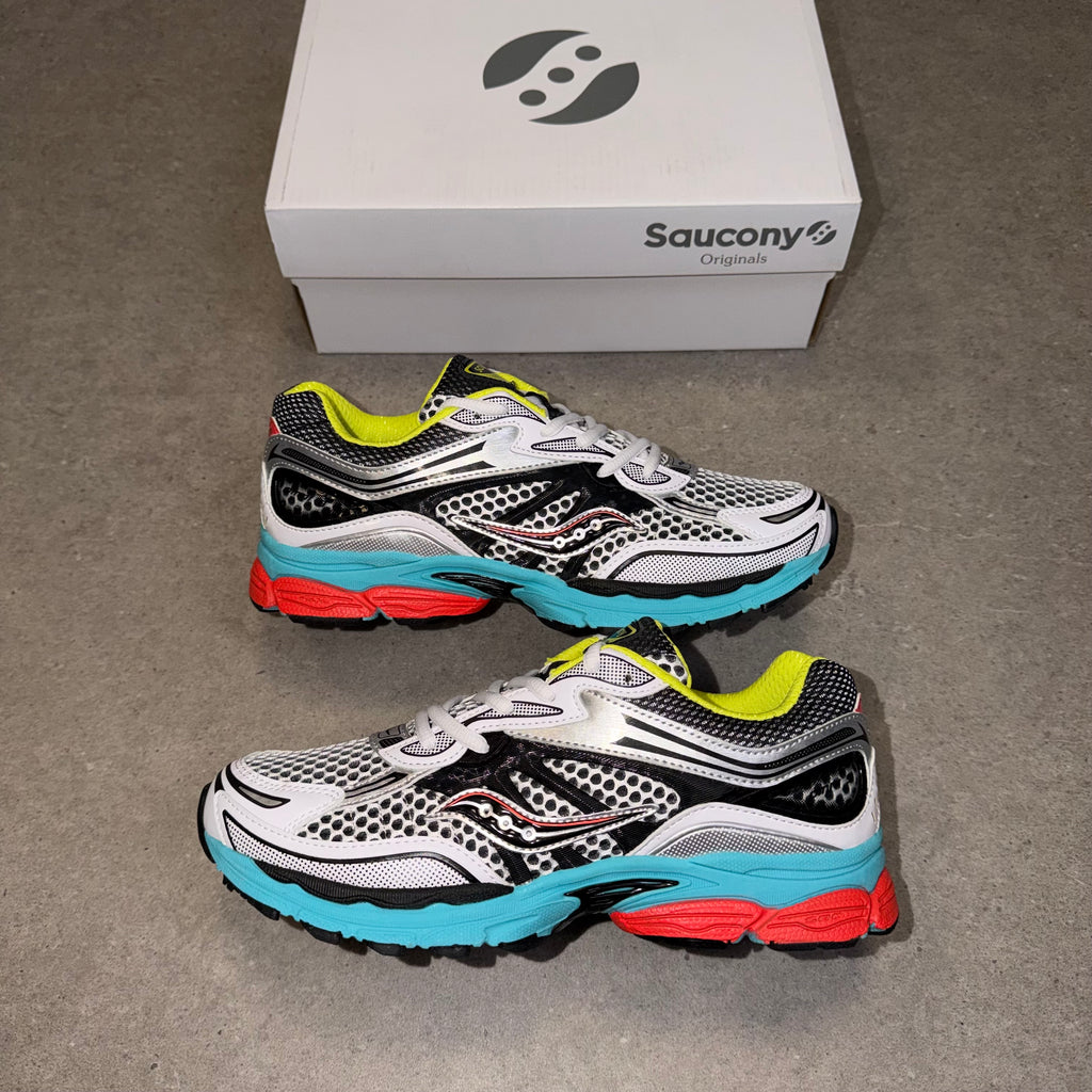 Saucony ProGrid Omni 9 Junior KDZ – Silver / Mutant
