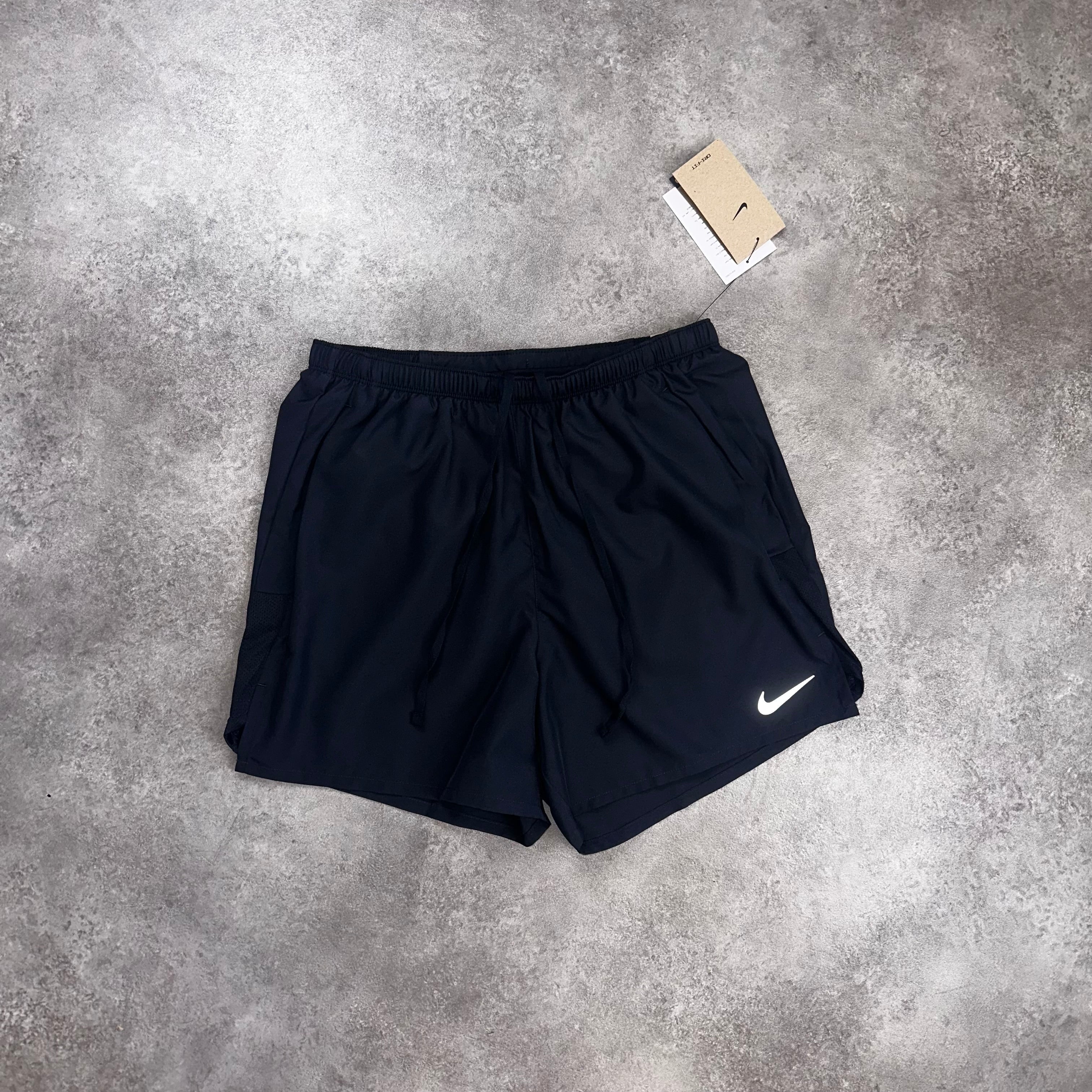 Nike Challenger Shorts Black 5 Inch back view