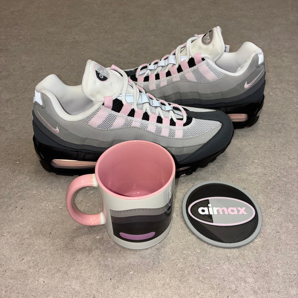 AIRMAX 95 INSPIRED MUG & COASTER - PINK FOAM