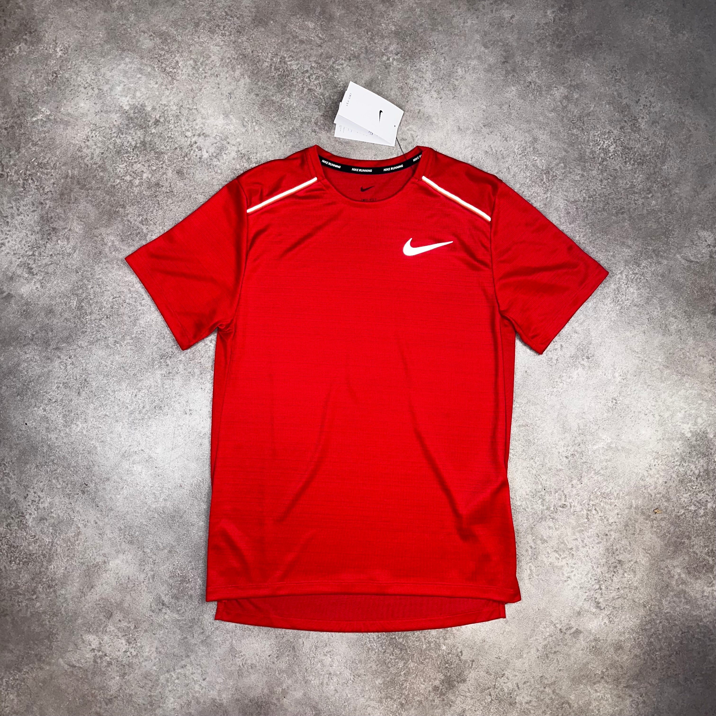 Nike Miler University Red front view