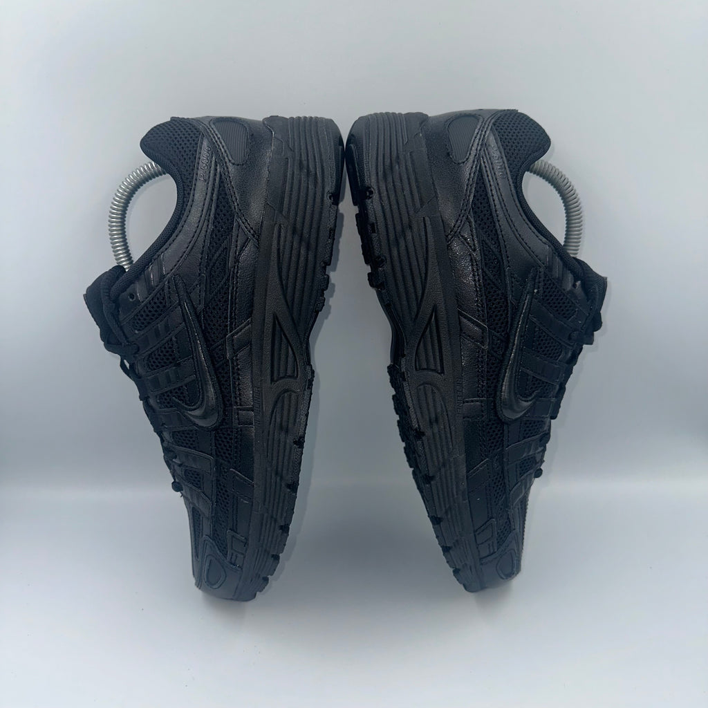 Nike P-6000 All Black three-quarter front angle
