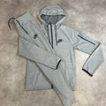 Nike Tech Fleece Tracksuit Grey front view