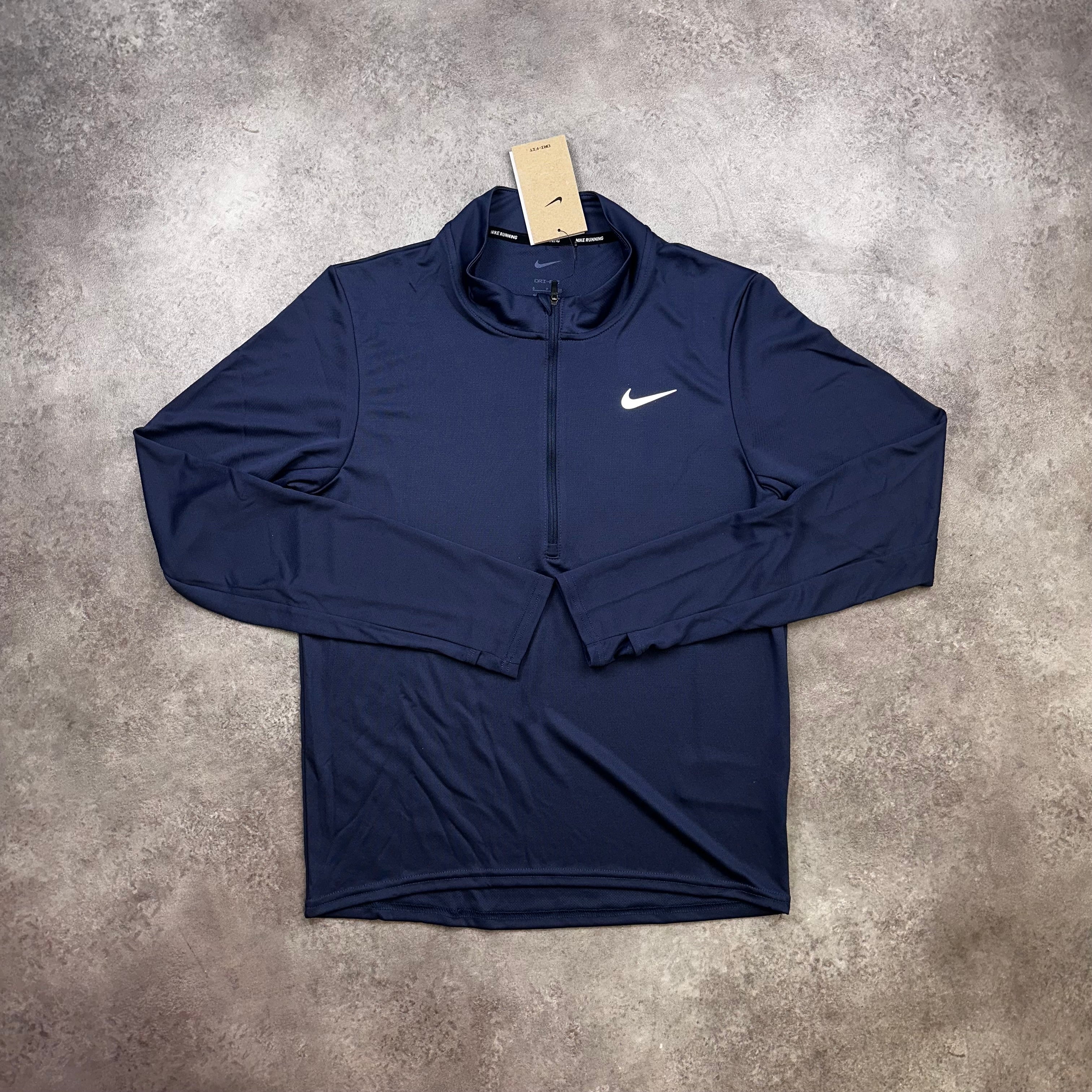 Nike Half Zip Thunder Blue front view