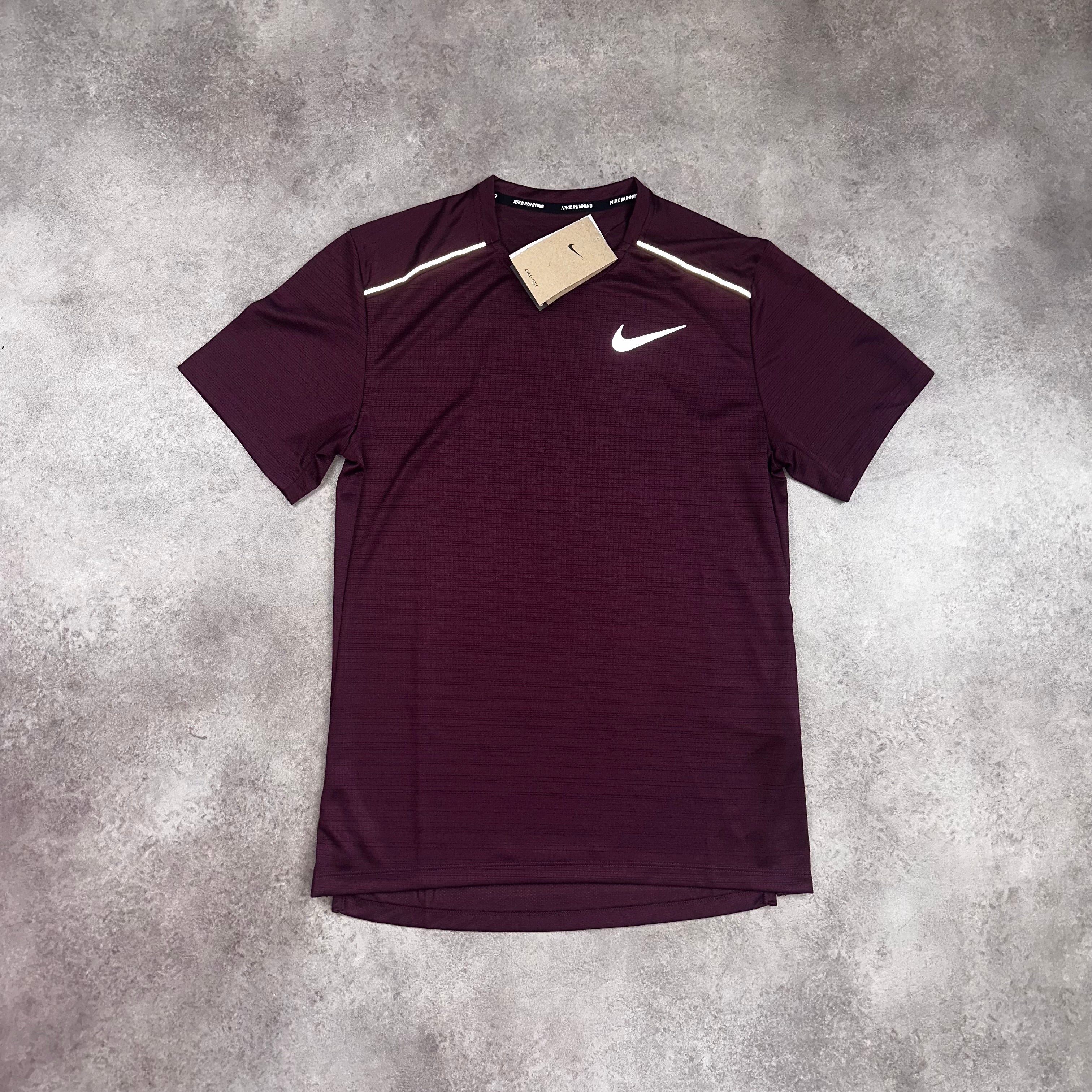 Nike Miler Beetroot front view