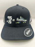 95 + 15 = 110 - Apple Green Cap - Black