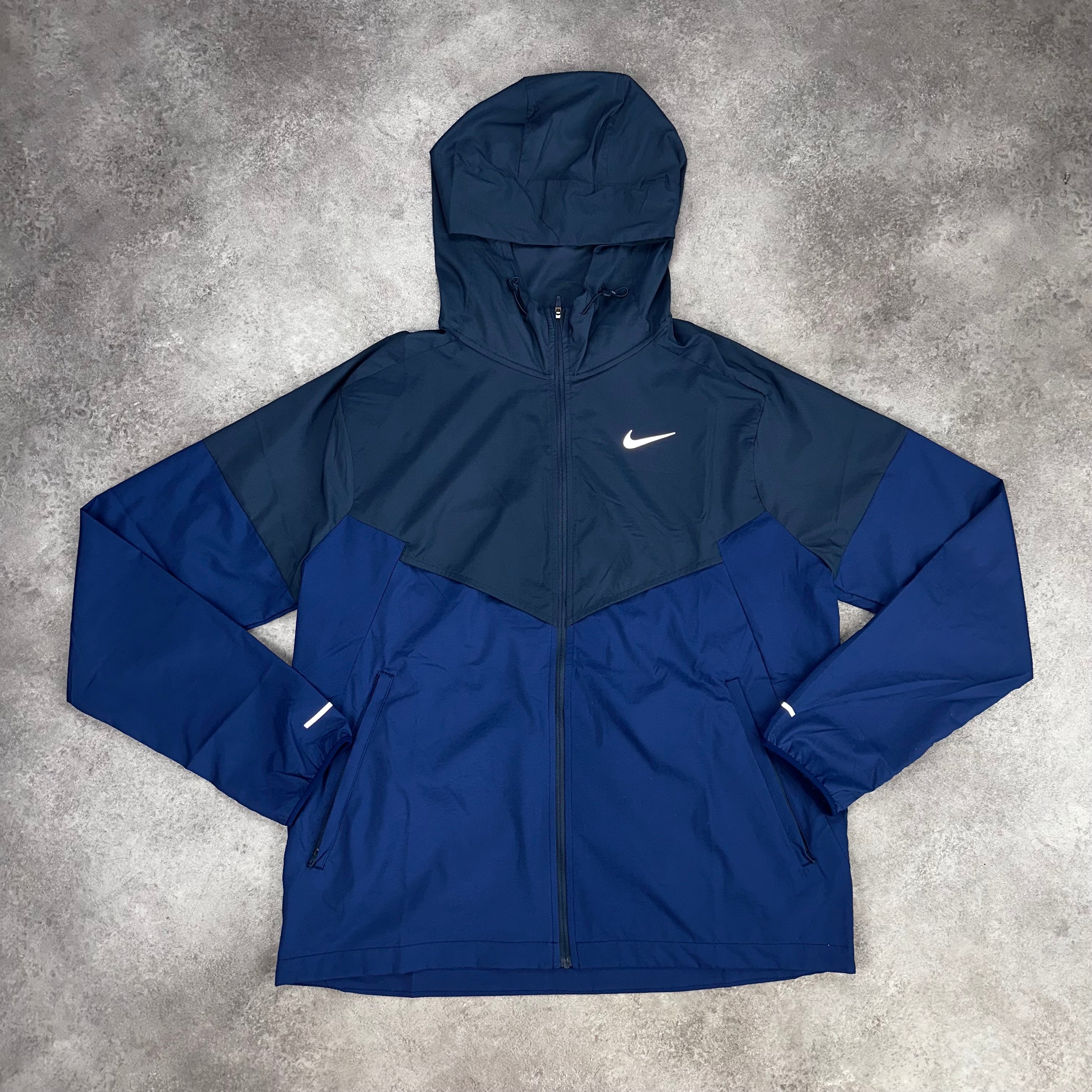 Nike Windbreaker Jacket Thunder Blue front view