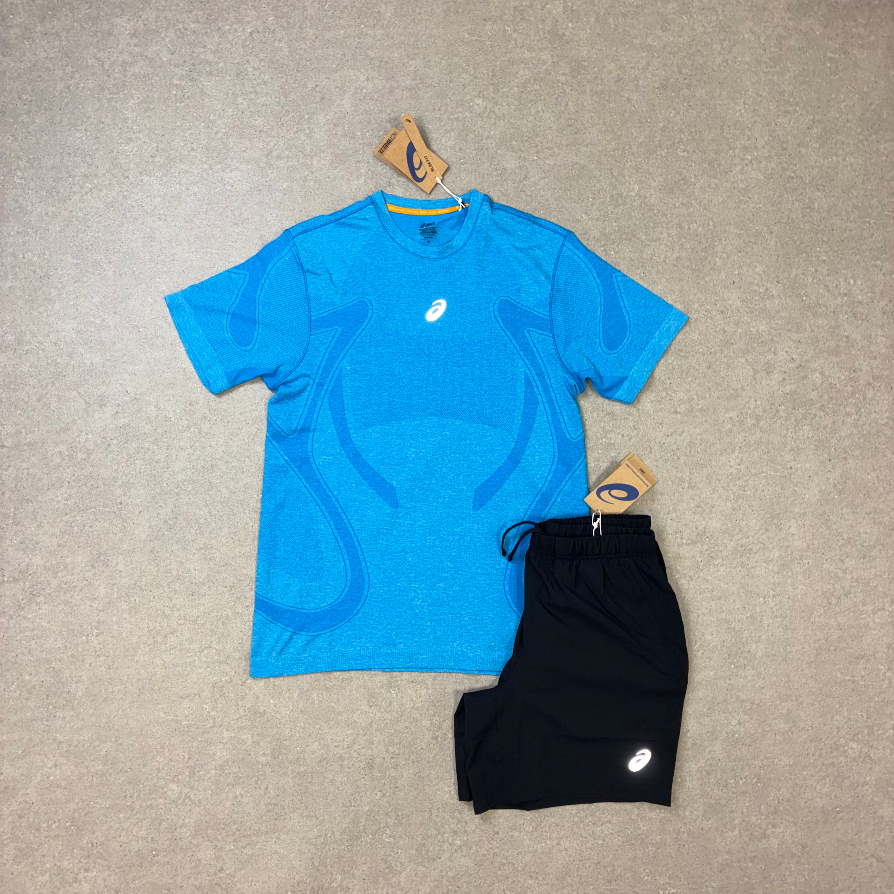 ASICS Road Seamless SS Top Aegean Blue / Sky