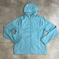Nike Windbreaker Jacket Turquoise front view