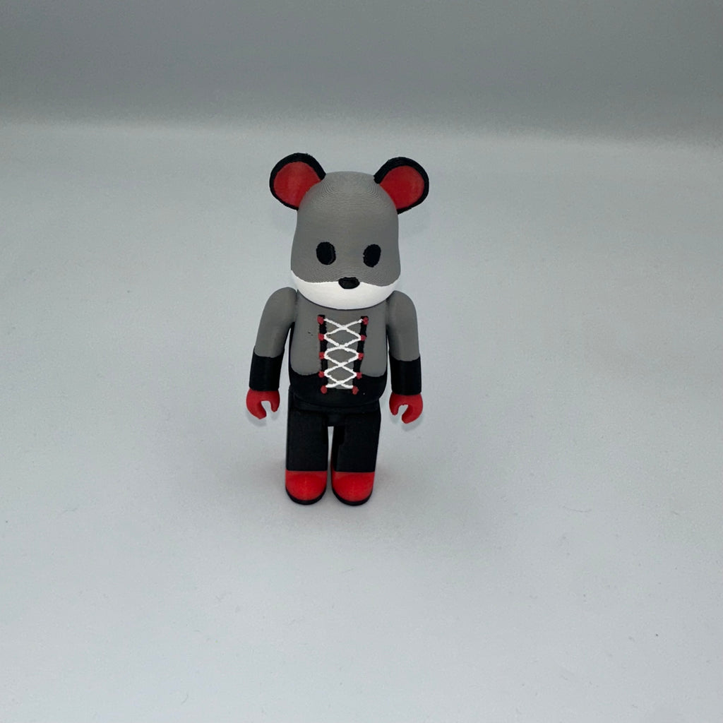 3D PRINTED AIRMAX 95 INSPIRED BEARBRICK - SOLAR RED