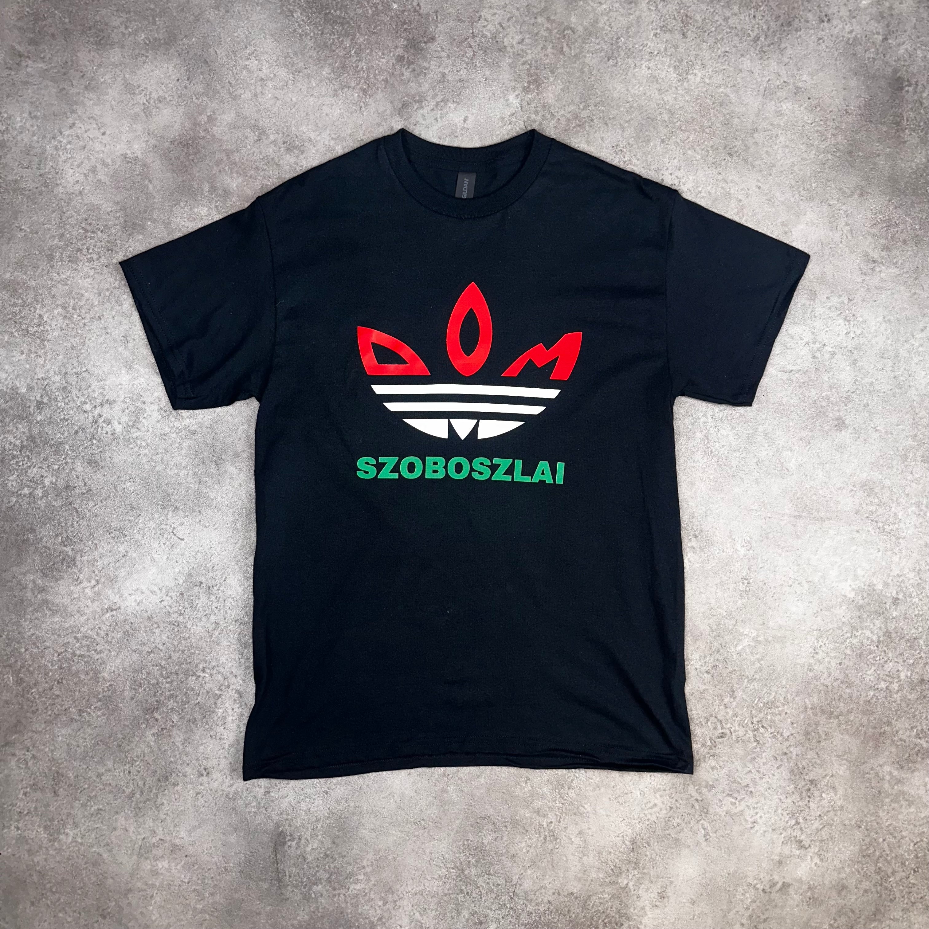 SZOBOSZLAI ADIDAZ T-shirt - Black back view