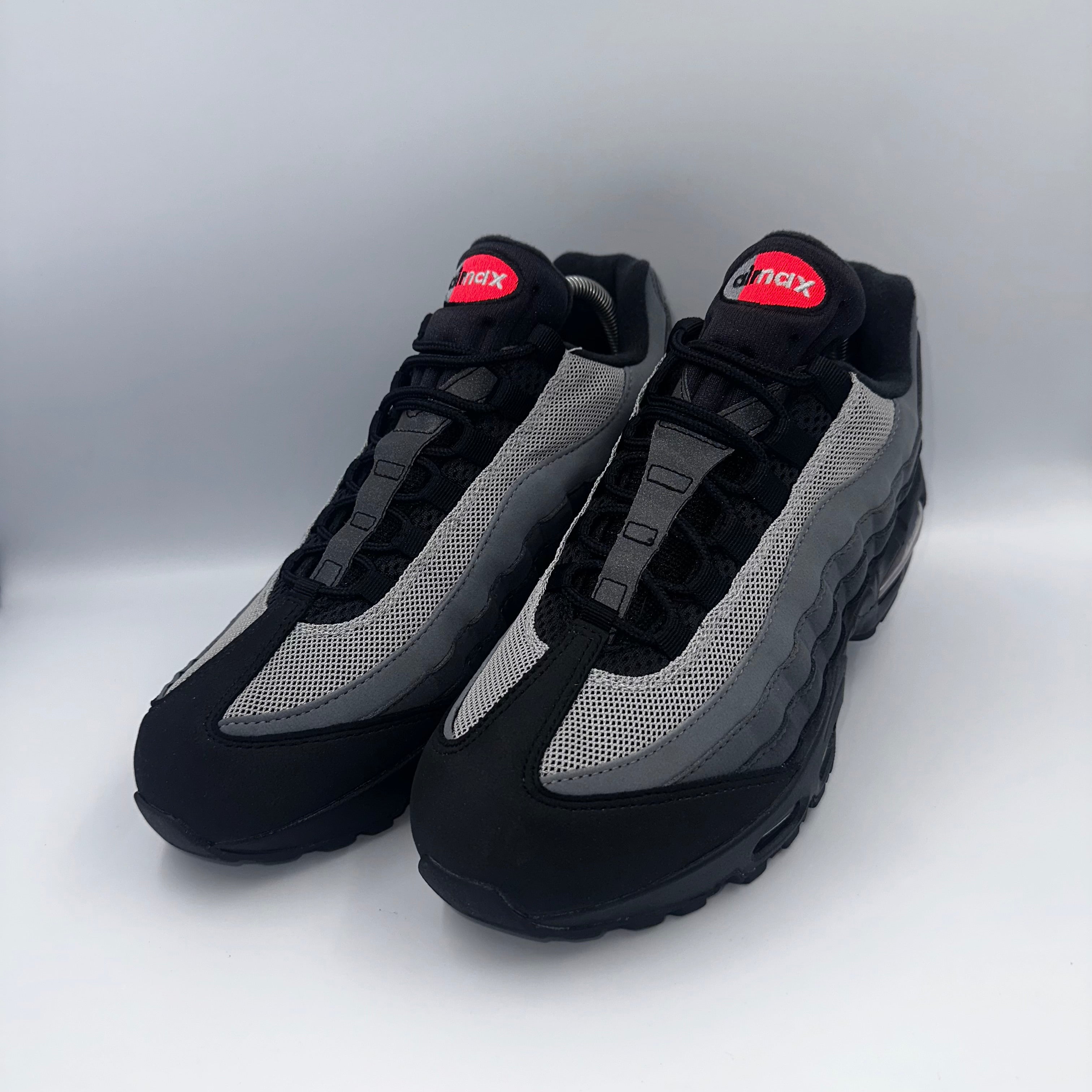 Nike Air Max 95 Bright Crimson “Dracula 2.0” "Big Bubble" medial side view