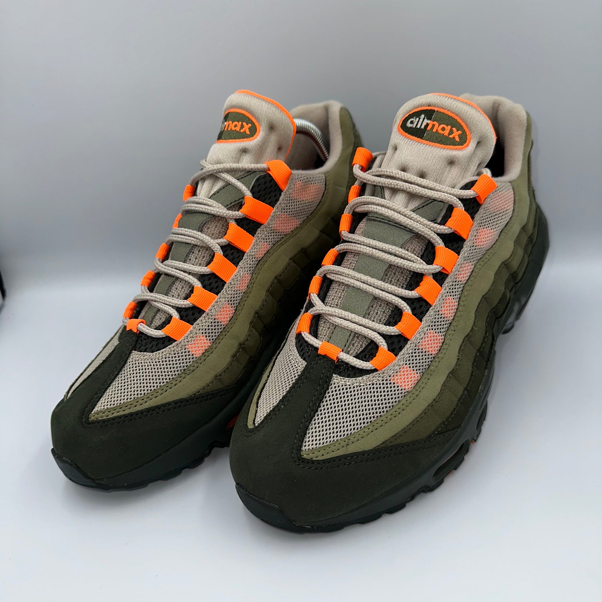 Nike Air Max 95 Neutral Olive / Total Orange UK 8