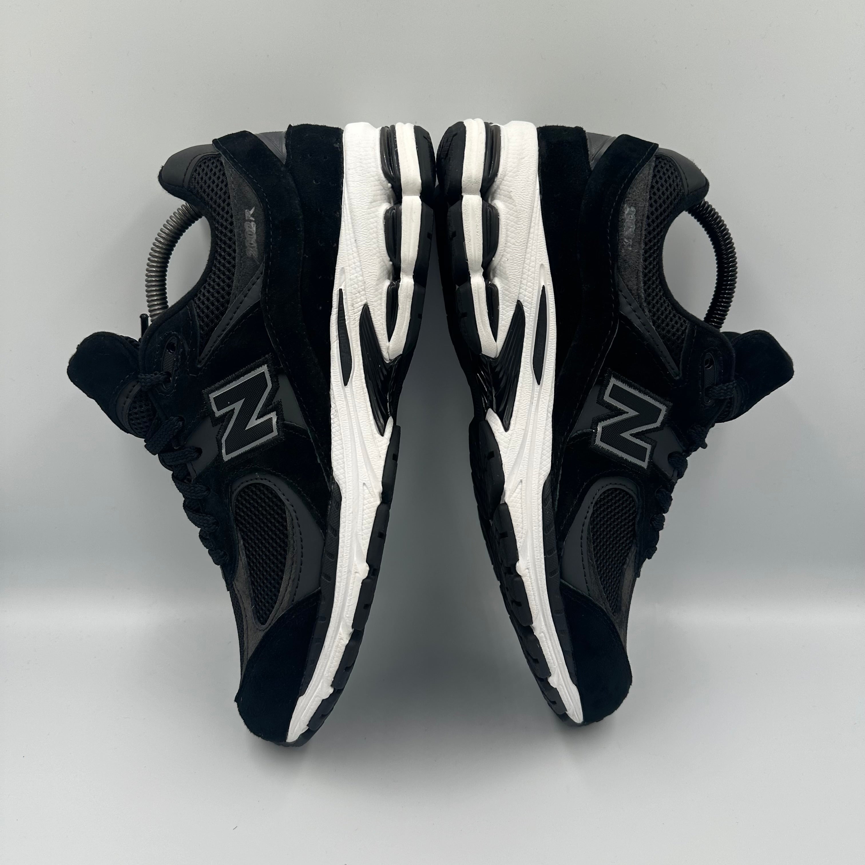New Balance 2002R Black UK 8 three-quarter front angle