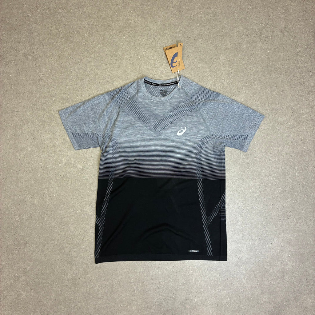 ASICS Seamless SS Top Performance Black / Carrier Grey