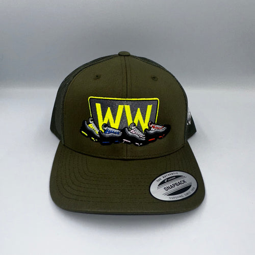 CC x Wirral Webs Cap - Khaki front view