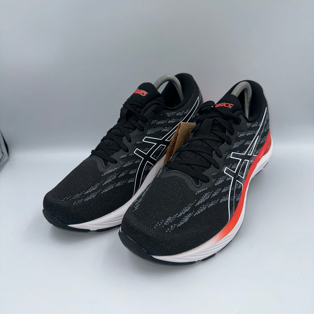 ASICS Gel-Stratus 3 Knit Black / White / Red medial side view