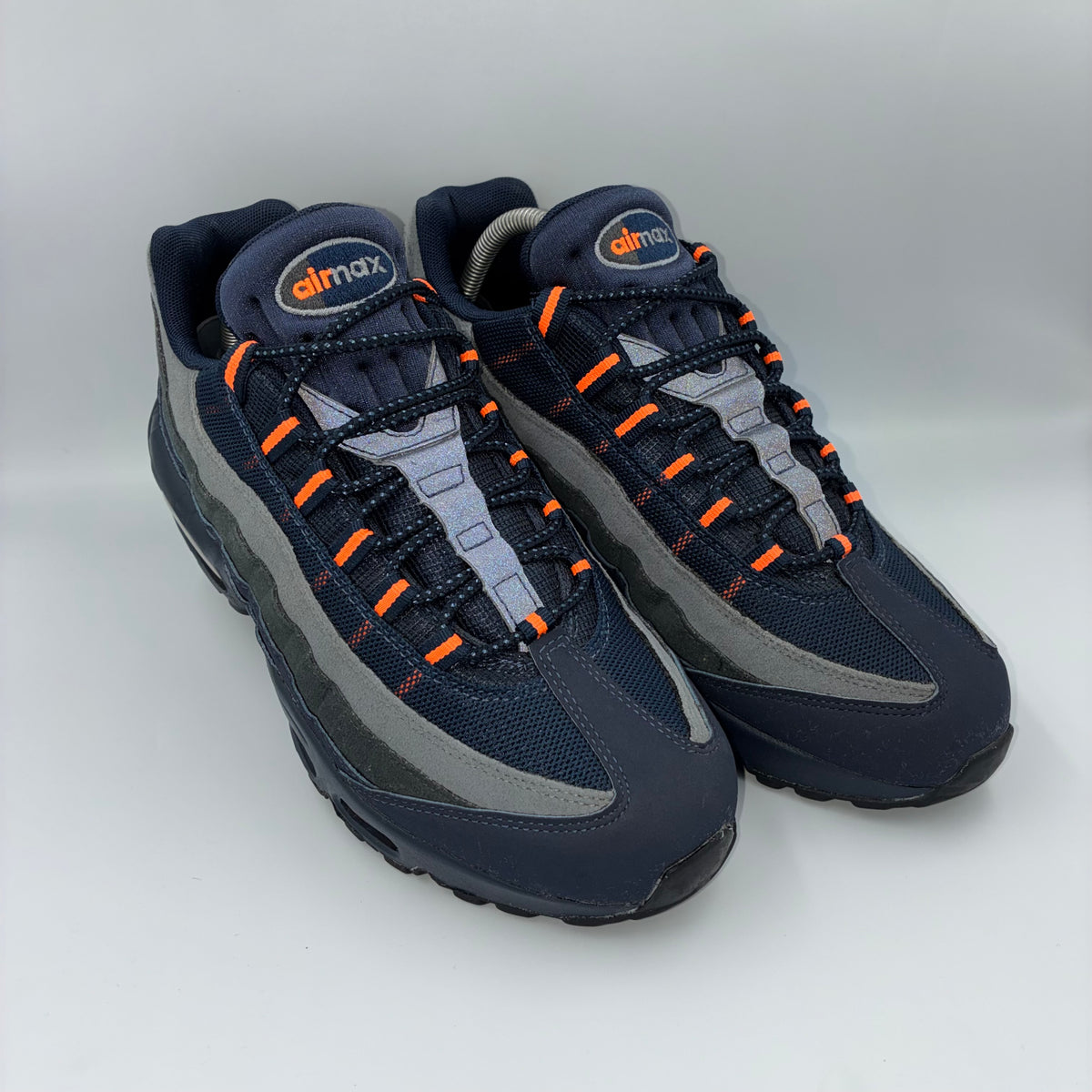 Nike Air Max 95 Retro Logo Obsidian / Total Orange UK 8