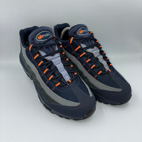 Nike Air Max 95 Retro Logo Obsidian / Total Orange UK 8