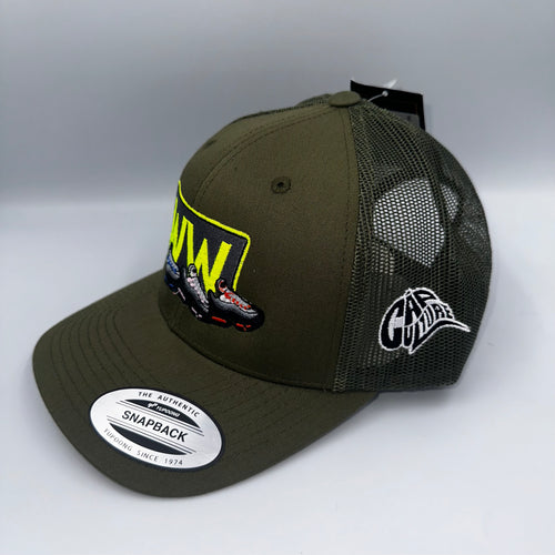 CC x Wirral Webs Cap - Khaki back view