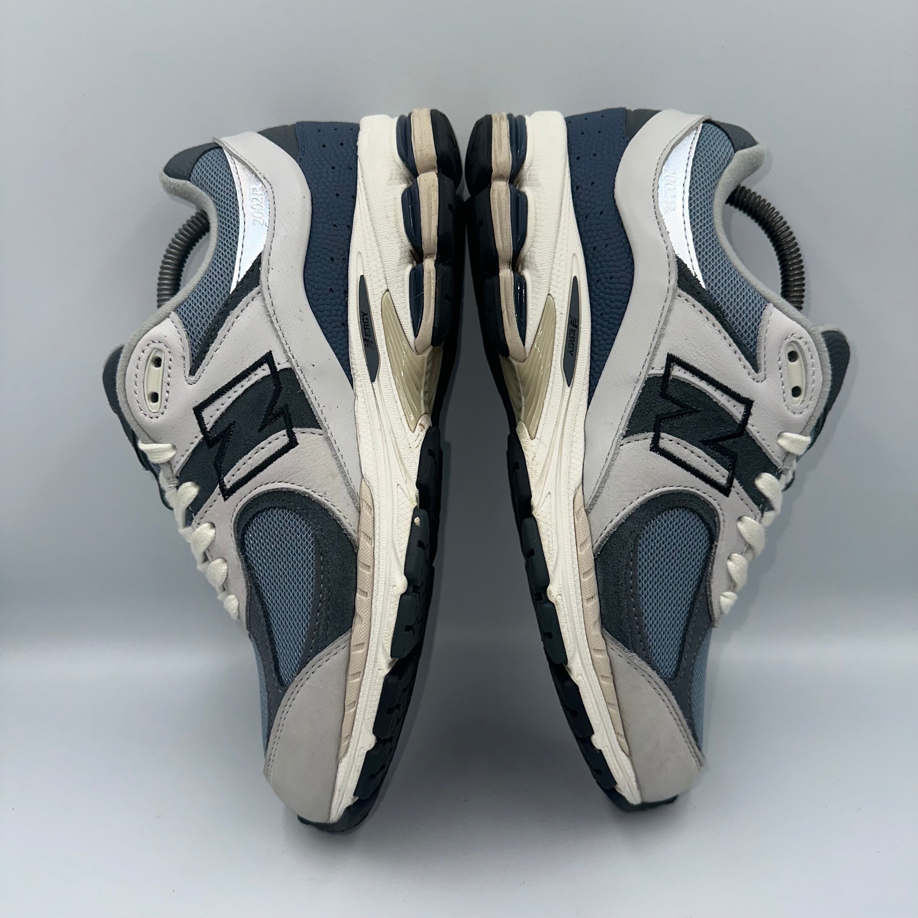 New Balance 2002r Vintage Indigo UK 8 three-quarter front angle