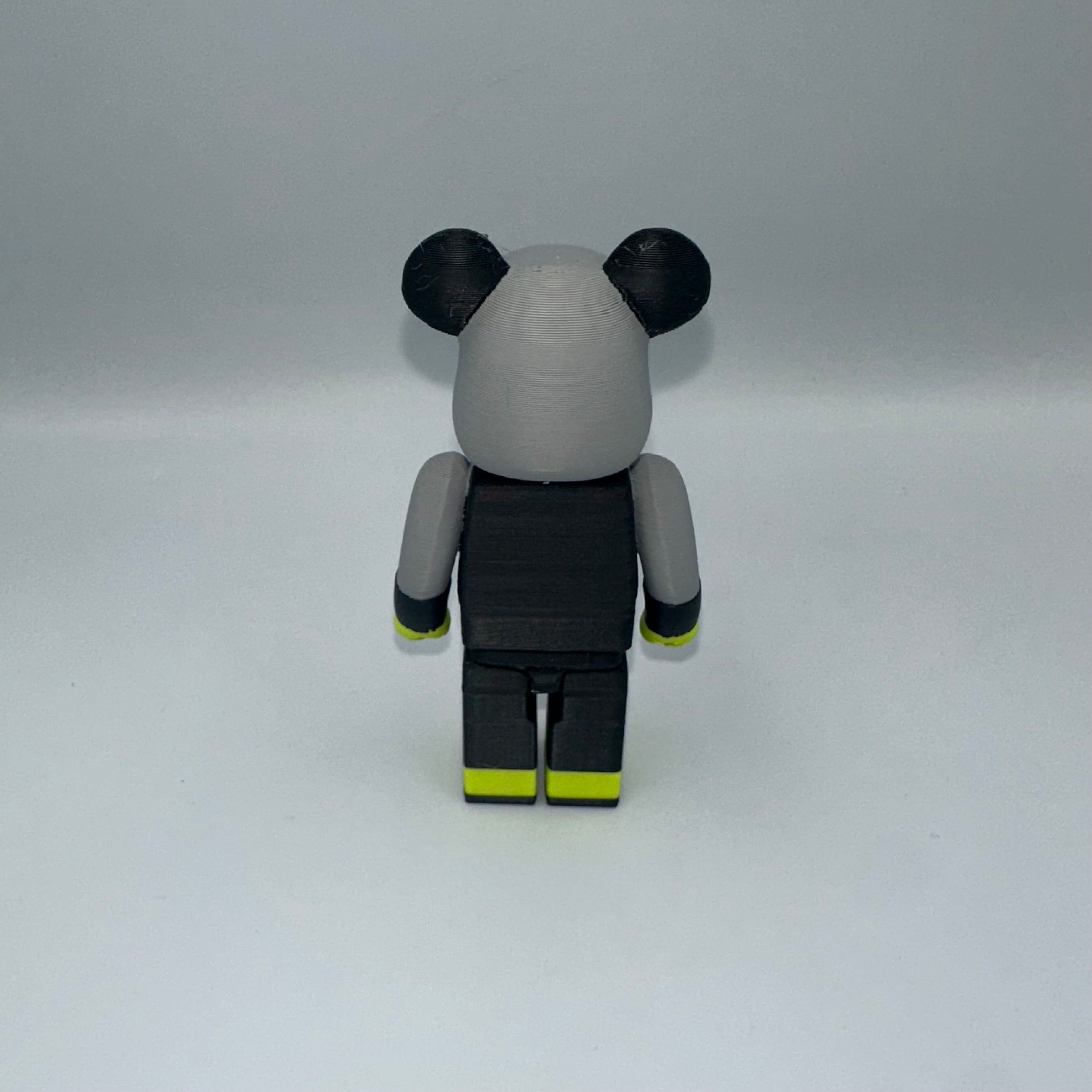 3D PRINTED AIRMAX 95 INSPIRED BEARBRICK medial side view