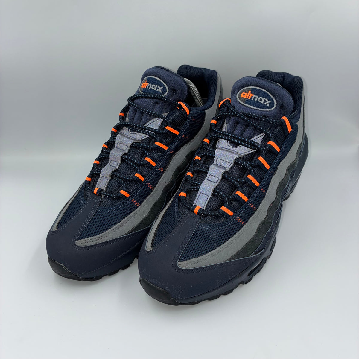 Nike Air Max 95 Retro Logo Obsidian / Total Orange UK 8